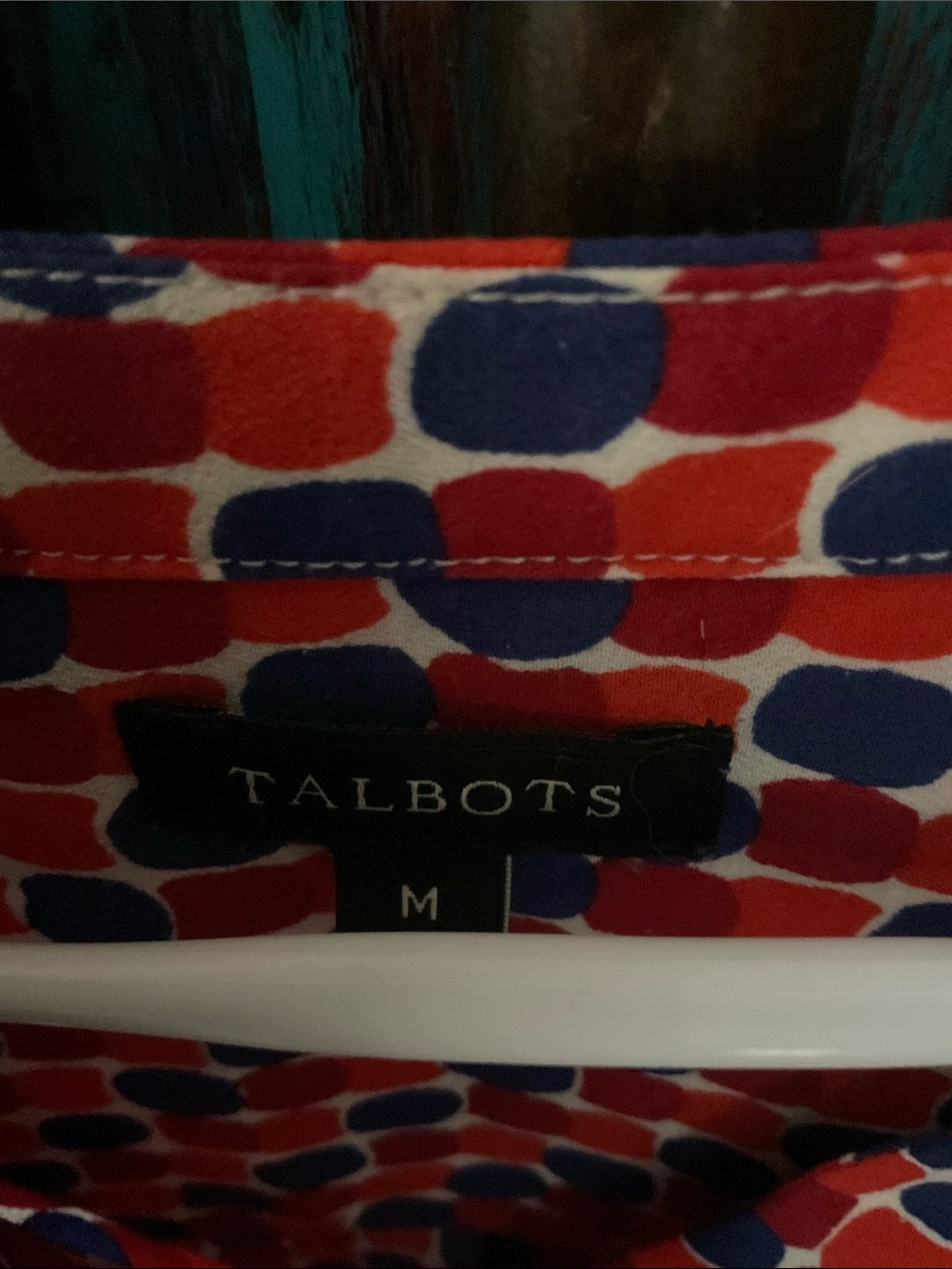 Talbots LS blouse - Picture 2 of 3